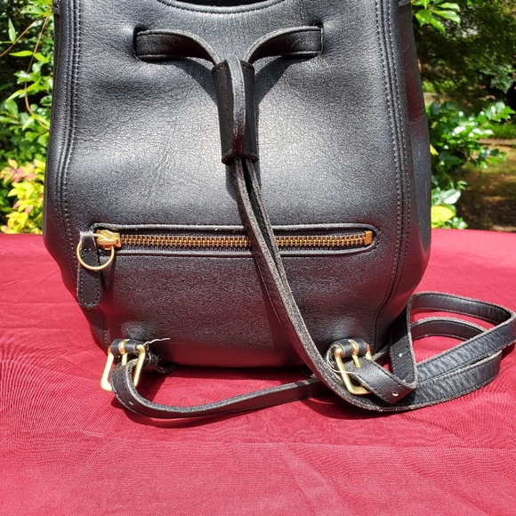 Vintage Coach Drawstring bucket leather Backpack - Picture 4 of 10